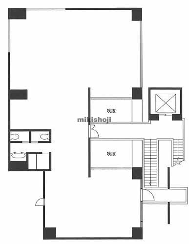 恵比寿南の恵比寿ライトビル 平面1