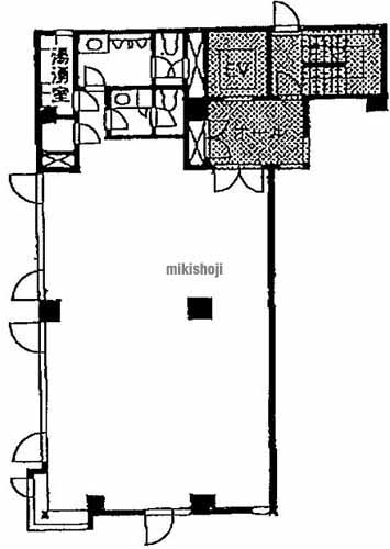 高田馬場のキクチビル 平面1