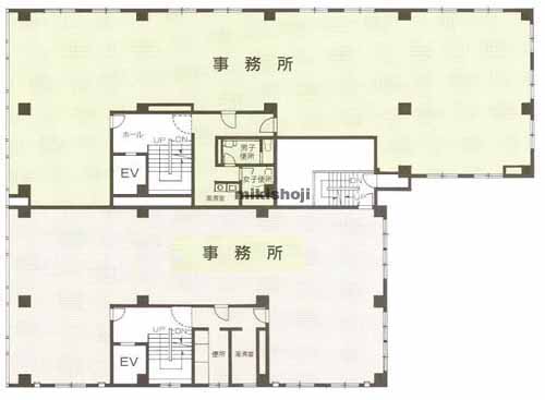 高井戸のブライトコアビル新館 平面1
