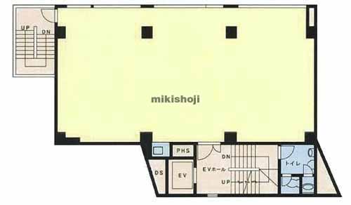 日本橋茅場町・兜町の日原ビル 平面1