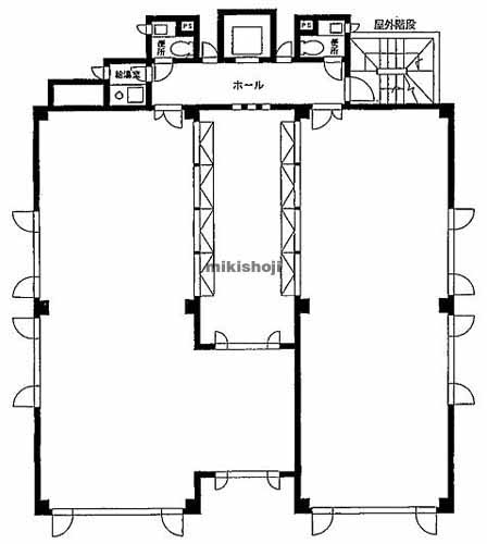 代々木・元代々木町の代々木オーシャンビル 平面1