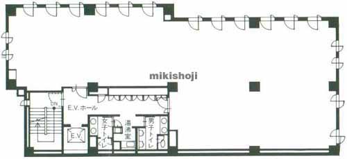 恵比寿西のＷＡＶＥ代官山 平面1