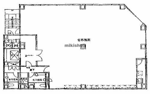 蒲田・西蒲田・蒲田本町・新蒲田のエムアンドエム１ビル 平面1