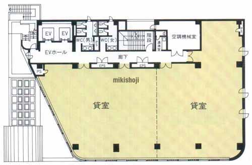 南品川の南品川Ｊビル 平面1
