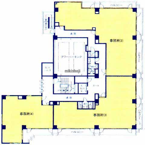 江戸川区他のラポール川上ビル 平面1