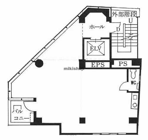九段北の東英九段ビル 平面1