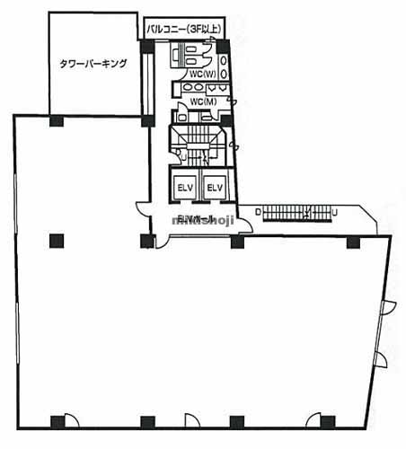 上野・秋葉原の秋葉原新高第一生命ビル 平面1