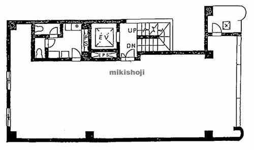 東上野のオカダビル 平面1