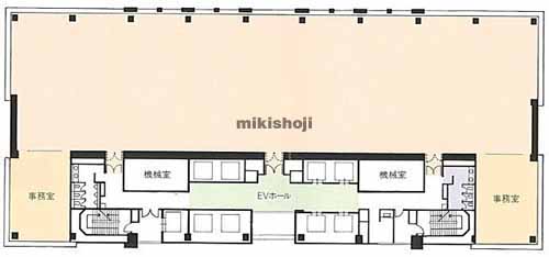 東品川の天王洲セントラルタワー 平面1