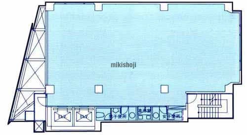 東のＳＨＩＢＵＹＡ　ＥＡＳＴ　ＢＬＤＧ 平面1