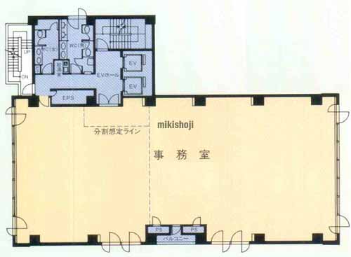 築地６１６ビル 平面1