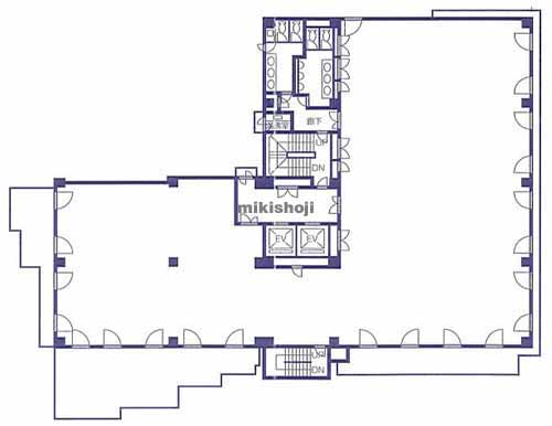 大崎のウィン第２五反田ビル 平面1