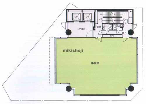 神田錦町安田ビル 平面1