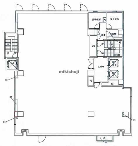浜町平和ビル 平面1