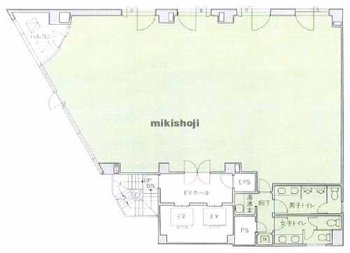 芝公園の芝公園リッジビル 平面1