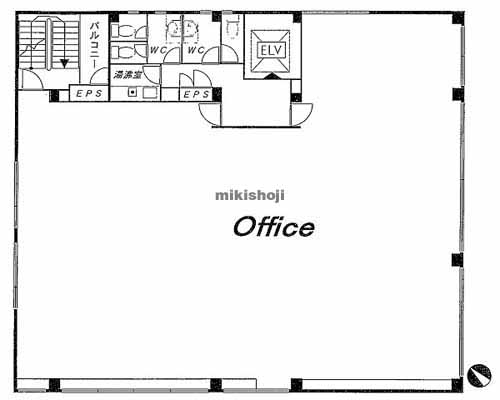 日本橋茅場町・兜町の日本橋兜町第６葉山ビル 平面1