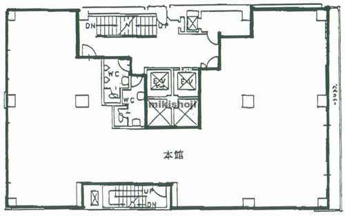 明宏ビル本館 平面1
