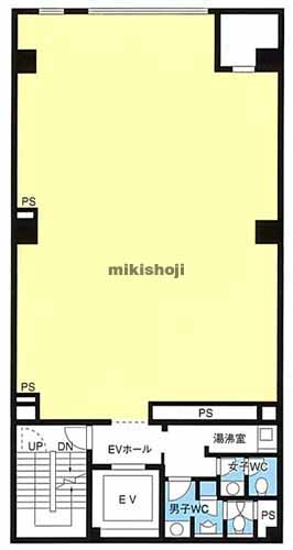 南池袋のＨＦ池袋ビルディング 平面1