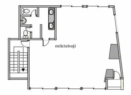 目白・雑司が谷・高田のＭｅｊｉｒｏ２２２ビル 平面1