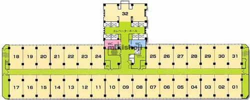 ＴＲＣセンタービル 平面1