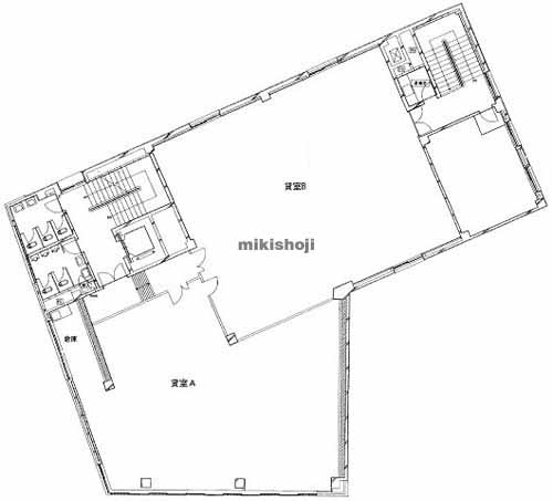 千住の千住野村証券ビル 平面1