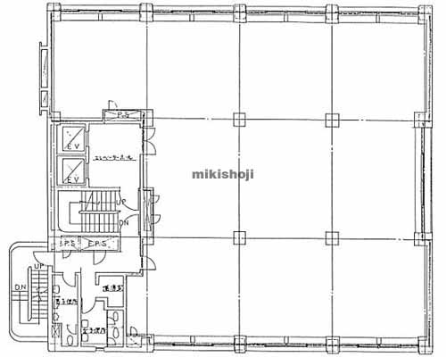 西新橋の物産ビル 平面1