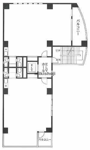 高田馬場のユニオン駅前ビル 平面1