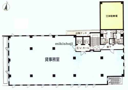 三軒茶屋・太子堂のさいとうビル 平面1