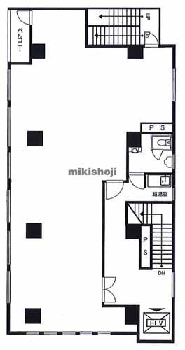 九段北の喜助九段北ビル 平面1
