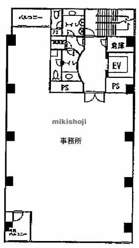 南池袋のタクト４ビル 平面1