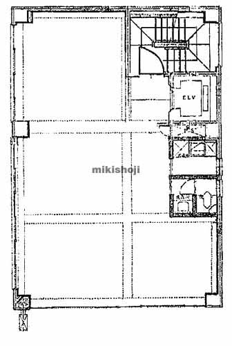 入船・新富のエビナビル 平面1