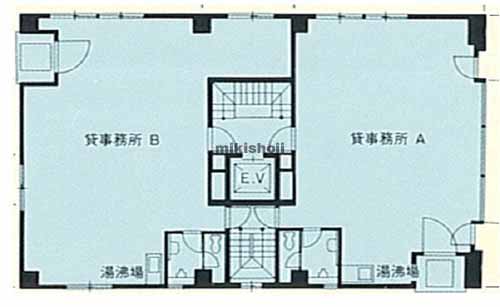 八丁堀共同・入船屋ビル 平面1