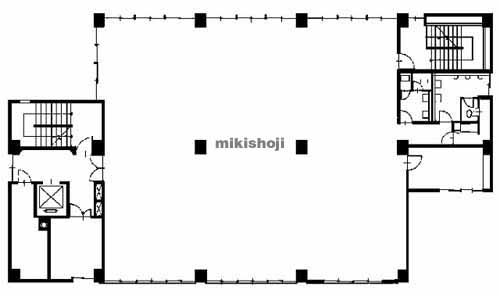 東陽のカクマルビル 平面1