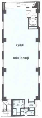 西麻布のＫ’Ｓ西麻布ビル 平面1