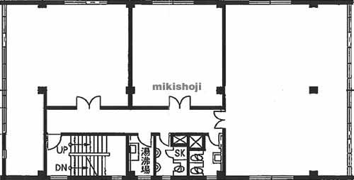八丁堀の市川ビル 平面1