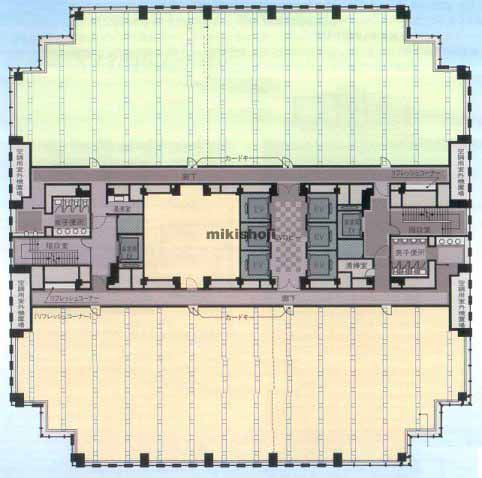 中央・本町・弥生町・南台のハーモニータワー 平面1