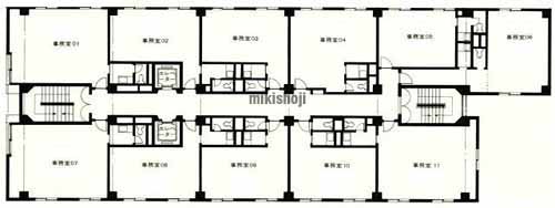 新宿Ｑフラットビル 平面1