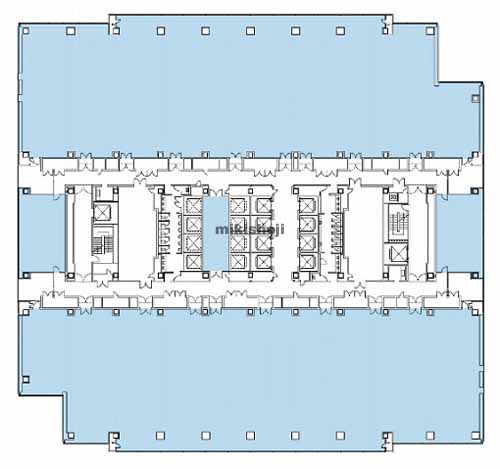 本駒込の文京グリーンコートセンターオフィス 平面1