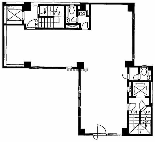 渋谷フランセ奥野ビル 平面1