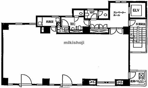 東のヒューリック恵比寿ビル 平面1