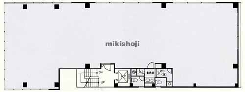 新小川町・山吹町の神楽坂Ｕビル 平面1