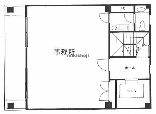 京橋のトキビル 平面1