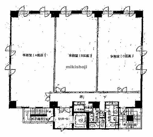 城南島・東海のＭ＆Ｍビル 平面1