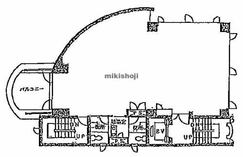 木場の第一びる別館北棟 平面1