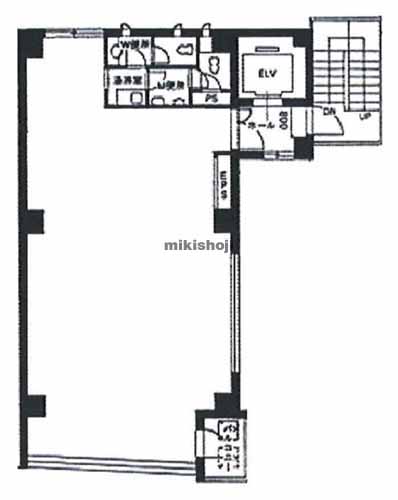 日本橋室町のバンセイ室町ビル 平面1