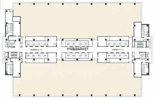 港南の品川インターシティ　Ｃ棟 平面1