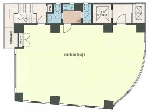 高田馬場のサンフジビル 平面1