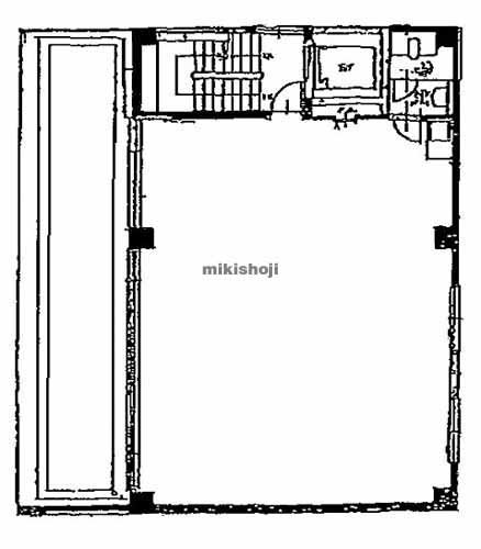 日本橋本町の金原ビル 平面1
