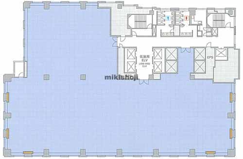 虎ノ門・愛宕の虎ノ門２丁目タワー 平面1