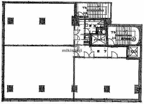 築地の東都水ビル 平面1